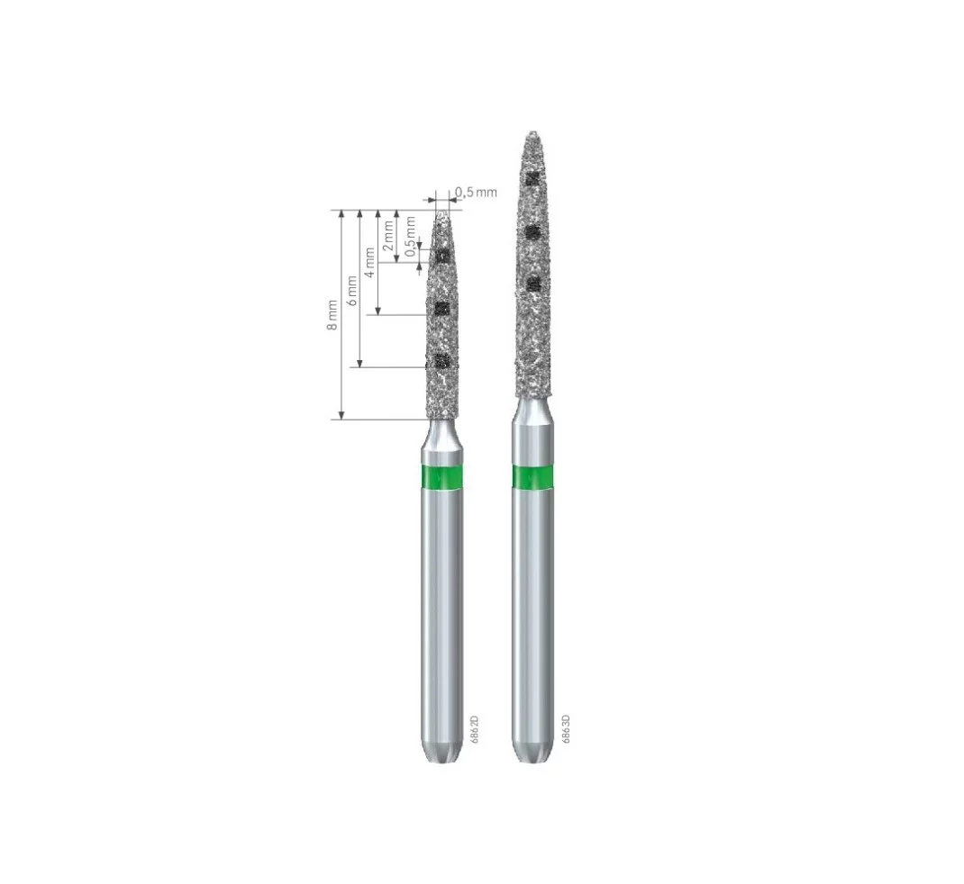 Freza flacara cu marcaje 6862D